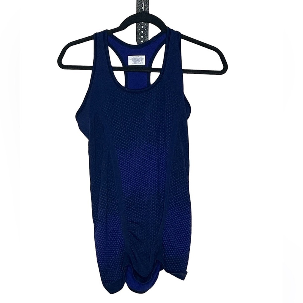 Athleta Pokadot Razor Back Tank Top Sz Med